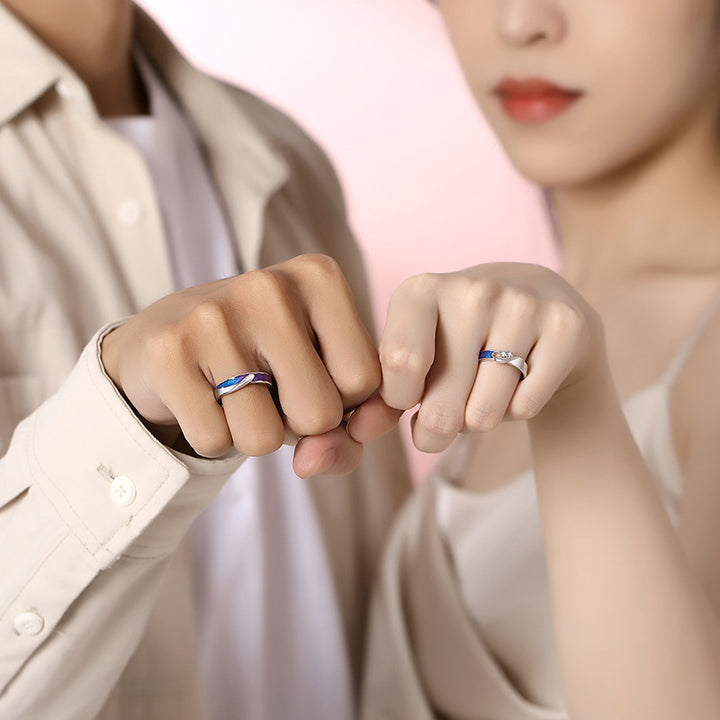 Men's And Women's Illusion Drip Ring – Gifts for Her — 1