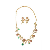 High Quality Flower Bridal Necklace Earring Set – Jewelry Gift Ideas — 5