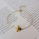 Female Cute Cartoon Bee Bracelet Golden – Jewelry Gift Ideas — 3
