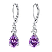 Light Luxury Water Drop Copper Zircon Earrings Female – Gifts for Her — 7