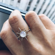 Retro Simple Sun Flower Ring Personality – Everyday Gifts — 3