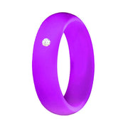 Women's Silicone 5.7 Wide Couple Ring – Gifts for Her — 3