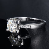 Women's Diamond Engagement Ring Classic Accessory – Stylish Gifts — 3