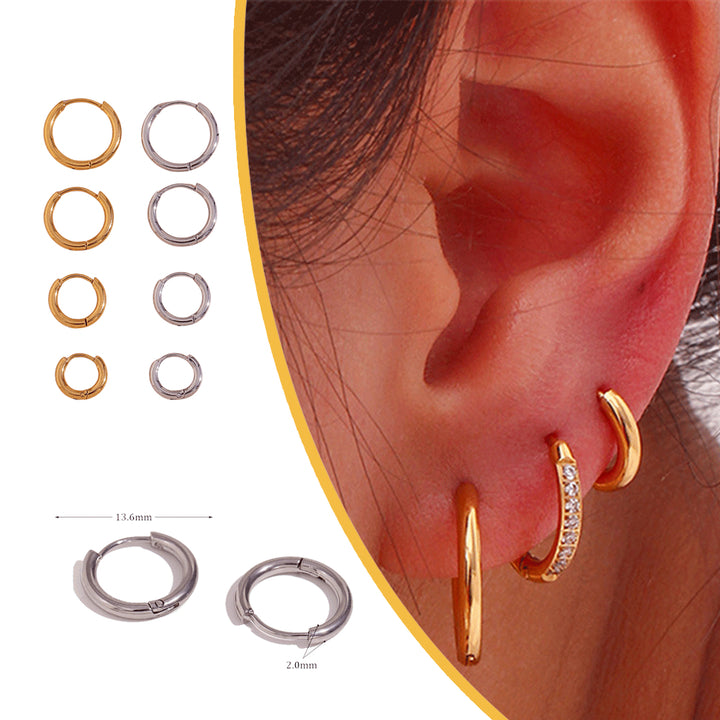 All-match Ear Clip Ear Hoop Jewelry Niche Stainless – Stylish Gifts — 1