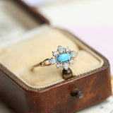 Rhombus Turquoise Natural Opal Opal Ring 925 – Unique Gift Ideas — 4