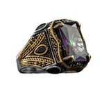 Men's Color Retro Two Color Fashion Ring – Stylish Gifts — 3