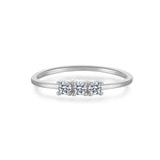 925 Silver 18K Gold Inlaid Ring Female – Gifts for Her — 3