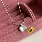 Black Agate Oval Necklace For Women – Jewelry Gift Ideas — 4