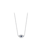 Pure Exquisite Diamond Devil's Eye Necklace Bone – Jewelry Gift Ideas — 2