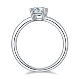 Moissanite Ring Rectangular Shaped Women S925 Silver – Gifts for Her — 2