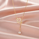Cross Pearl Necklace Versatile High-grade Autumn – Jewelry Gift Ideas — 3