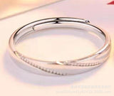 Sterling Silver Jewelry Couple Ring Female Wedding – Gifts for Couples — 5