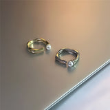 Ins Design Geometric Titanium Steel Gold-plated Pearl – Everyday Gifts — 2