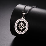 Stainless Steel Spot Drill Single Layer Witch – Jewelry Gift Ideas — 8