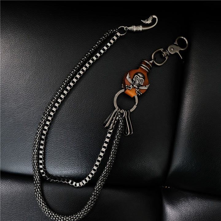 Punk Male Hip Hop Phants Zipper Non-mainstream Ghost – Gifts for Him — 1