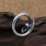 S925 Sterling Silver Ring Vintage Thai Silver Ornament – Stylish Gifts — 5