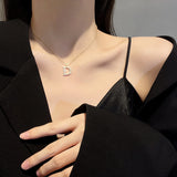 Haoshi Necklace English Letter D Pendant Clavicle – Jewelry Gift Ideas — 4
