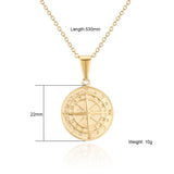 European And American Stainless Steel Compass – Jewelry Gift Ideas — 5