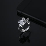 Alloy Personality Plant Ladies Rose Ring – Holiday Gift Ideas — 12