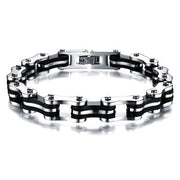 Titanium Steel Silicone Bicycle Bracelet – Jewelry Gift Ideas — 4