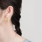 Moon Curved Earrings Girls' Simple Temperament – Thoughtful Gifts — 3