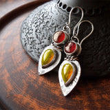 Geometric Simple Round Water Drop Red And Green – Thoughtful Gifts — 6
