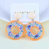 Cartoon Rainbow Contrast Color Acrylic Stud Earrings – Stylish Gifts — 7
