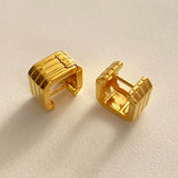 Silver 18K Gold Plating Geometric Three-dimensional – Gifts for Her — 7