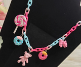 donut lollipop pastel chain necklace – Jewelry Gift Ideas — 2