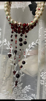 Bloody Pearl Necklace Show Style Halloween Three – Jewelry Gift Ideas — 5