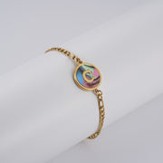 Stainless Steel Round Letter Bracelet – Jewelry Gift Ideas — 6