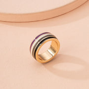 Temperament Fashion Large Ring Trend Rainbow – Stylish Gifts — 9