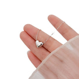 S925 Sterling Silver Loving Heart Necklace Female – Jewelry Gift Ideas — 9