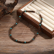 Men's Bohemian Style Simple Wood Piece Coconut – Jewelry Gift Ideas — 13