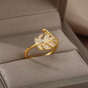 Double Layer Zircon Female Simple Ring Opening – Gifts for Her — 9