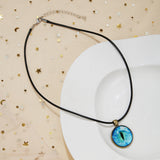 Retro Punk Time Gem Eye Necklace Alloy Pendant – Jewelry Gift Ideas — 4