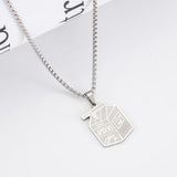 Stainless Steel Milk Bottle Pendant Titanium – Jewelry Gift Ideas — 5