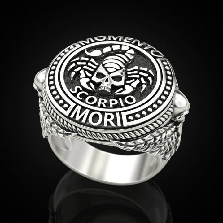 Scorpio Skull Ring Punk Retro – Holiday Gift Ideas — 1