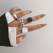 Personalized Creative Ring Ins Vintage Metal Playing – Stylish Gifts — 7