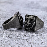 Hip Hop Street Grimace Skull Titanium Steel Ring – Stylish Gifts — 3