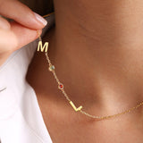 Stainless Steel 26 Alphabet Name Necklace – Jewelry Gift Ideas — 10