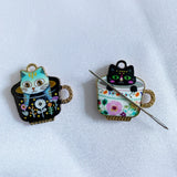 Alloy Drip Oil Printing Water Cup Cat Handmade Jewelry – Stylish Gifts — 3
