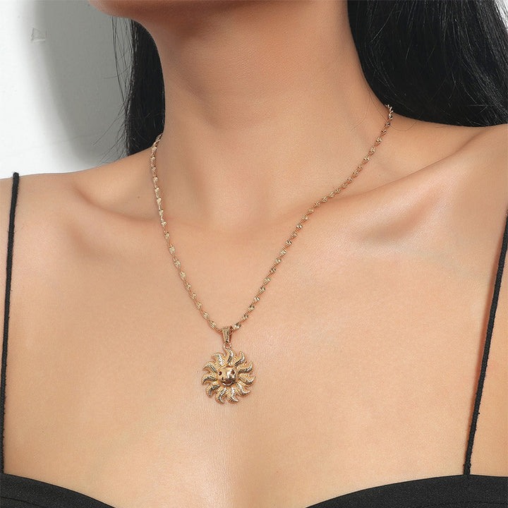 Fashion Cartoon Sun Baby Necklace – Jewelry Gift Ideas — 1