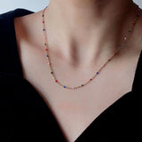 Colored Drip Glaze Beanie Necklace For Women – Jewelry Gift Ideas — 12