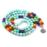 Natural 108 Apatite Lotus Bracelet Buddha Pendant – Jewelry Gift Ideas — 7