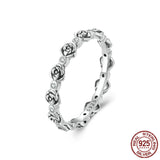Three-dimensional Rose Stackable Ring Female Gift S925 – Gifts for Her — 3