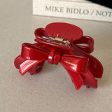 Year Red Acetate Bow Claw Clip – Special Occasion Gifts — 2