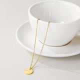 Devil's Eye Titanium Steel Necklace 14K Gold – Jewelry Gift Ideas — 6