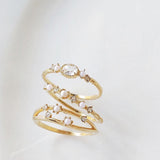 Silver Natural White Crystal Pearl Ring – Everyday Gifts — 2