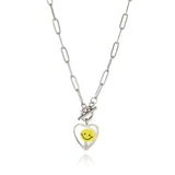 Necklace Female Niche Acrylic Sheet Love Peach – Jewelry Gift Ideas — 5